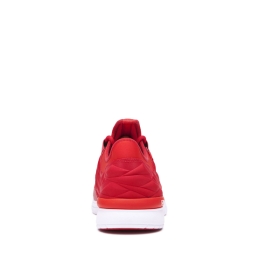 Supra FLOW RUN EVO Lave Sneakers Dame Rød/Hvite | NO-66015